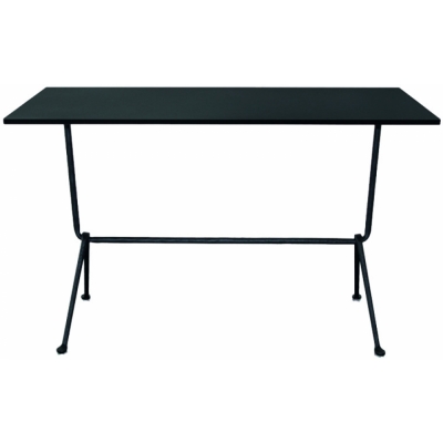 Magis - Officina Bistrot Tisch 80 x 55 cm/Schwarz-Schwarz