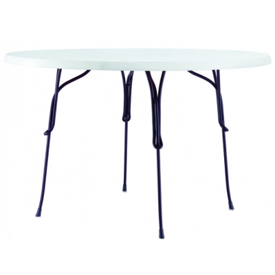 Magis - Vigna Tisch Ø 60 cm/Weiß-Lila