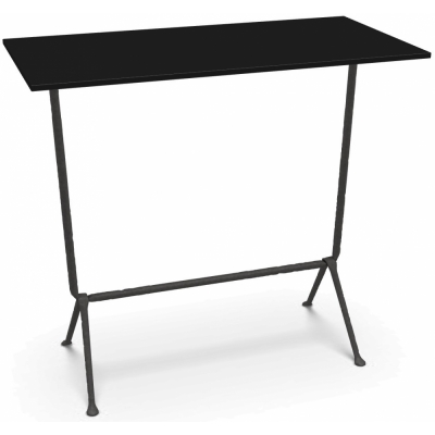 Magis - Officina Bistrot Stehtisch H 110 cm Schwarz Verzinkt
