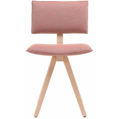 Magis - Trave Polsterstuhl Esche natur Rubelli Fabthirty+ | 47 Rosa menta