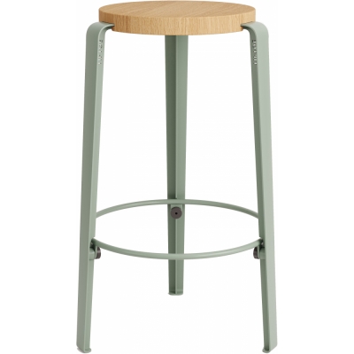 TIPTOE - Mi Lou Barhocker Eiche massiv Eucalyptus Grey