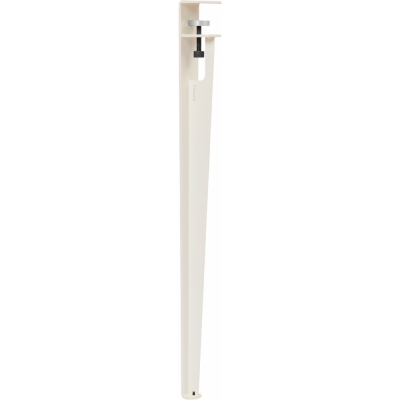 TIPTOE - Bein 75 cm für Tisch und Schreibtisch Cream White