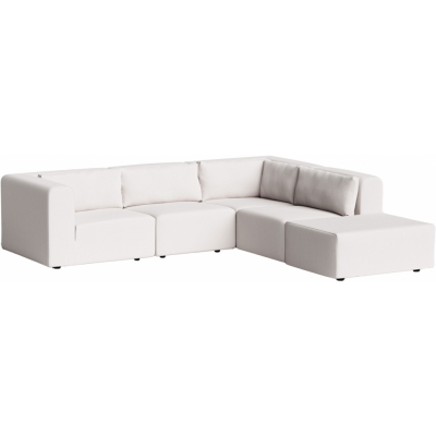 TIPTOE - Bridge Ecksofa 4-5-Sitzer Schneeweiß