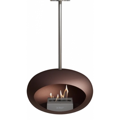 Le Feu - Dome Sky Bioethanol-Kamin Mocca Stahl poliert | Stahl | 100 cm