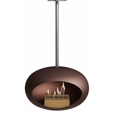 Le Feu - Dome Sky Bioethanol-Kamin Mocca Stahl poliert | Roségold | 140 cm
