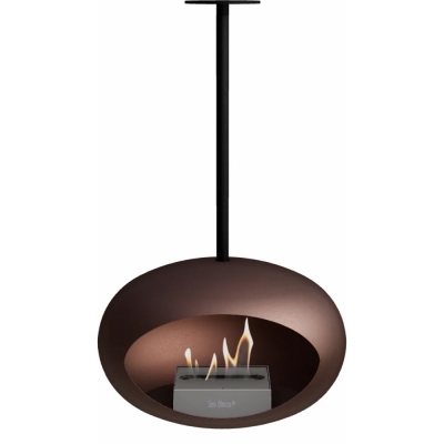 Le Feu - Dome Sky Bioethanol-Kamin Mocca Schwarz | Stahl | 120 cm