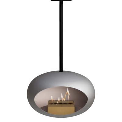 Le Feu - Dome Sky Bioethanol-Kamin Nickel Schwarz | Roségold | 100 cm