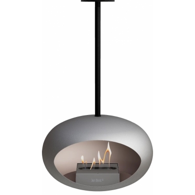 Le Feu - Dome Sky Bioethanol-Kamin Nickel Schwarz | Stahl | 120 cm
