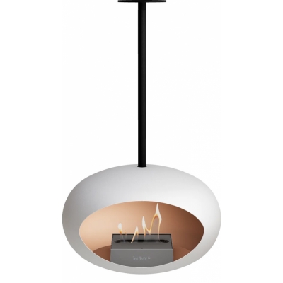 Le Feu - Dome Sky Bioethanol-Kamin Weiß Schwarz | Stahl | 140 cm
