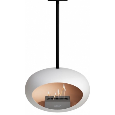 Le Feu - Dome Sky Bioethanol-Kamin Weiß Schwarz | Stahl | 50 cm