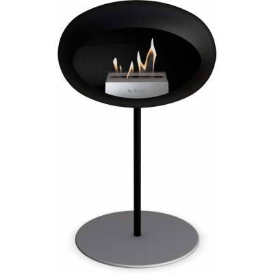 Le Feu - Dome Ground Steel Low Bioethanol-Kamin Schwarz Schwarz | Ø25 mm | Nickel | Stahl