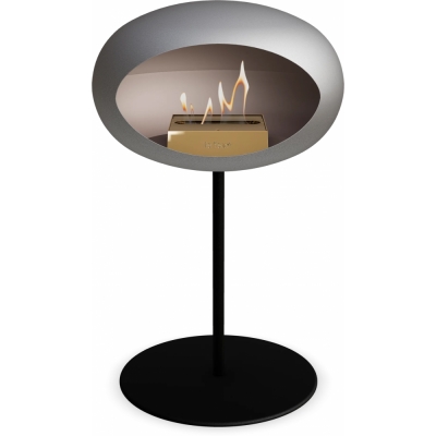 Le Feu - Dome Ground Steel Low Bioethanol-Kamin Nickel Schwarz | Ø25 mm | Schwarz | Roségold