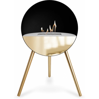 Le Feu - Eye Bioethanol-Kamin Schwarz Weiß | Roségold | Roségold