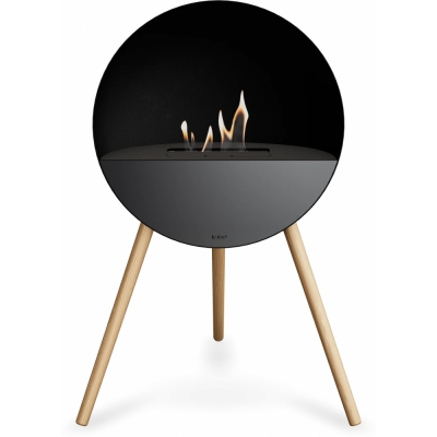 Le Feu - Eye Bioethanol-Kamin Schwarz Schwarz | Schwarz | Eiche geseift