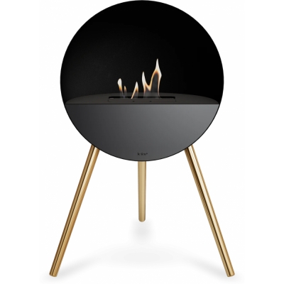 Le Feu - Eye Bioethanol-Kamin Schwarz Schwarz | Schwarz | Roségold