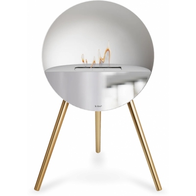 Le Feu - Eye Bioethanol-Kamin Weiß Weiß | Spiegelglas | Roségold