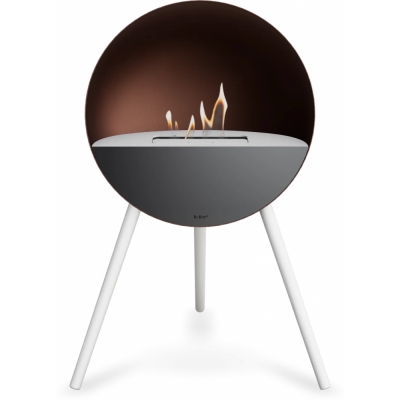 Le Feu - Eye Bioethanol-Kamin Mocca Weiß | Schwarz | Eiche weiß