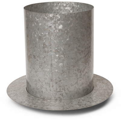 Ferm Living - Auran Blumentopf L Verzinkt