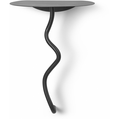 Ferm Living - Curvature Wandtisch Messing Schwarz
