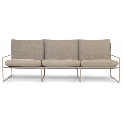 Ferm Living - Desert Sofa 3-Sitzer Cashmere / Sand dunkel (Dolce)