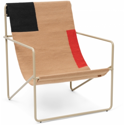 Ferm Living - Desert Lounge Sessel Cashmere / Block
