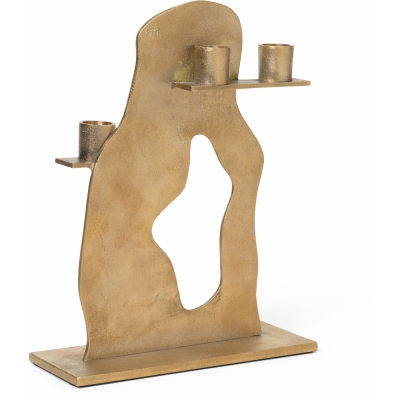Ferm Living - Erode Kerzenständer Messing