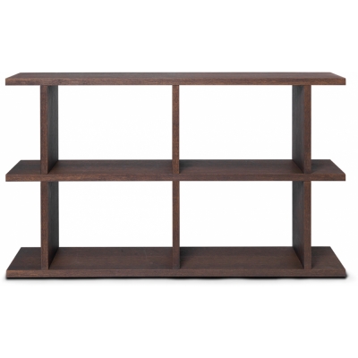 Ferm Living - Kona Bücherregal dunkel gebeizt 2x2