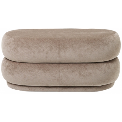 Ferm Living - Pouf Hocker oval Beige (26)