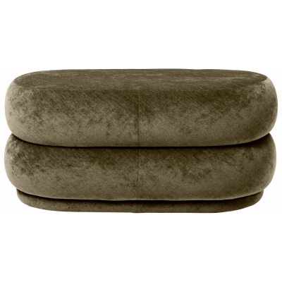 Ferm Living - Pouf Hocker oval Forest (3)