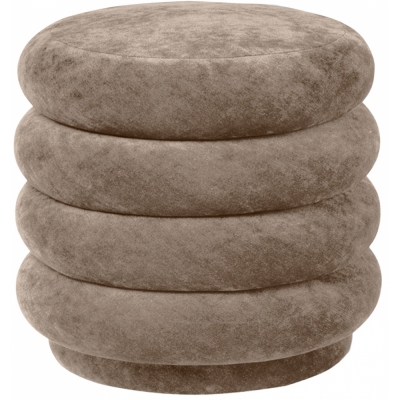 Ferm Living - Pouf Hocker rund Beige (26)