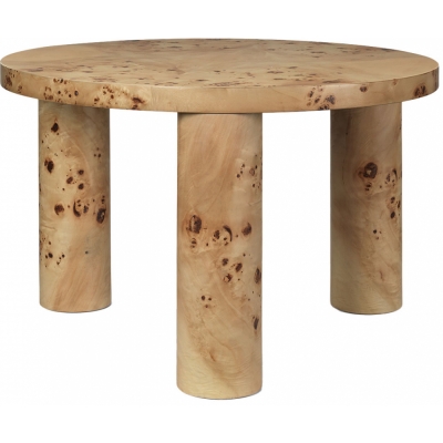 Ferm Living - Post Couchtisch S Pappel Maser Furnier