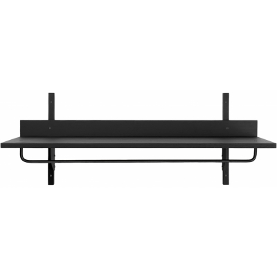 Ferm Living - Sector Ablage Esche schwarz / Messing schwarz