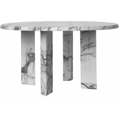 Ferm Living - Taula Couchtisch Weiß / Charcoal