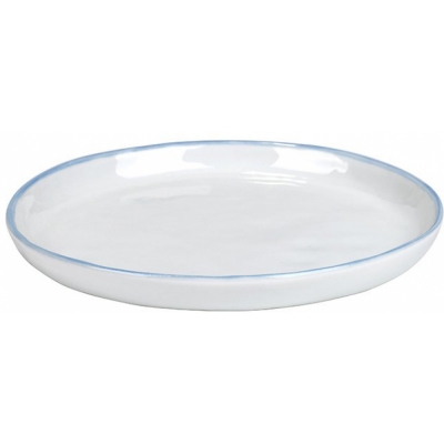 Lambert - Piana Teller/Untertasse (4er Set) Weiß/Hellblau