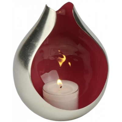 Lambert - Calea Windlicht Nickel Beere