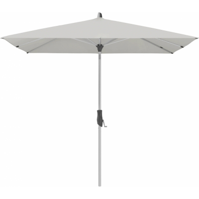 Glatz - Alu-Twist Sonnenschirm 250x200cm Pale grey 156 (Kategorie 2) | ohne Schutzhülle