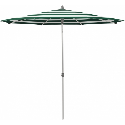 Glatz - Alu-Smart Sonnenschirm Ø220cm Green Stripe 589 (Kategorie 5) | ohne Schutzhülle