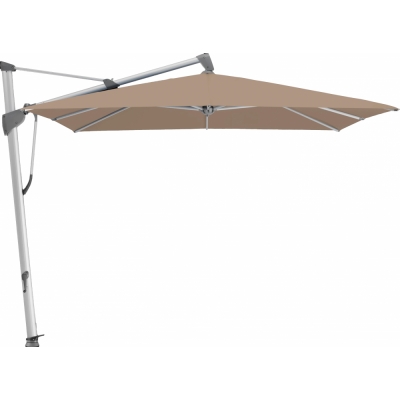 Glatz - Sombrano S+ Sonnenschirm 300x300cm natureloxiert Camel 650 (Kategorie 5)