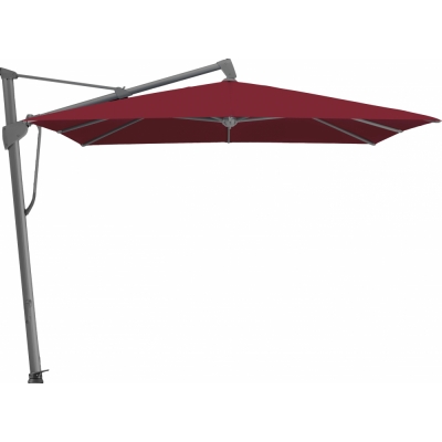 Glatz - Sombrano S+ Sonnenschirm 350x350cm anthrazit Burgundy 645 (Kategorie 5)