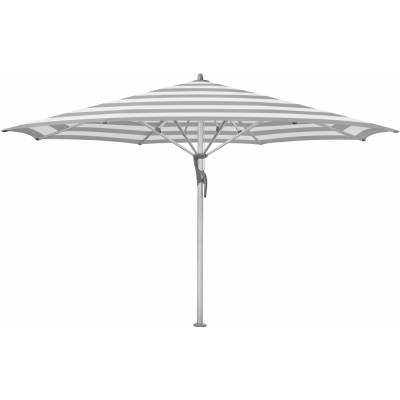 Glatz - Fortello Sonnenschirm Ø400cm Grey Stripe 555 (Kategorie 5) | ohne Schutzhülle