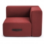Conmoto - Miami Modulsofa Eckmodul Rechts | Rot
