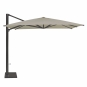 Emu - Navona Ampelschirm ohne Schirmfuß 300 x 300 cm | Taupe | Mattweiß