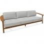 Emu - Twins Sofa 3-Sitzer Teak 13 Hellgrau (Basic)
