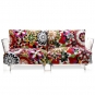 Kartell - Pop Missoni 2er Sofa Vevey Rottöne | Transparent