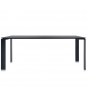 Kartell - Four Tisch 190 x 79 cm | Schwarz-Schwarz