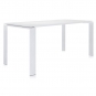 Kartell - Four Tisch 158 x 79 cm | Weiß-Weiß