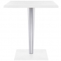 Kartell - TopTop Tisch für Dr. Yes quadratisch 60 x 60 cm Weiß | Quadratisch