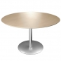 La Palma - Brio Tisch rund 70 cm 37 cm | Eiche dunkel nussbaum | Weiß