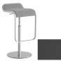 La Palma - Lem Barhocker 55-67 cm matt verchromt Polyurethan grau