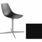 La Palma - Miunn S162 Drehstuhl Aluminium Leder Schwarz